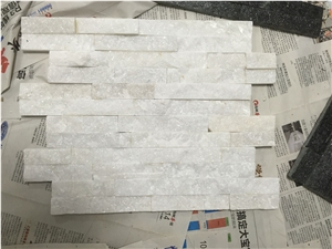Snow White Quartzite Stone Cladding,Natural Cultured Stone