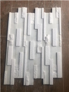 Snow White Quartzite Stone Cladding,Natural Cultured Stone