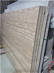 Beige Travertine Aluminum Composite Plastic Thin Panels 