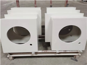 Factory Price White Quartz Artifical Stone  Vanity Tops