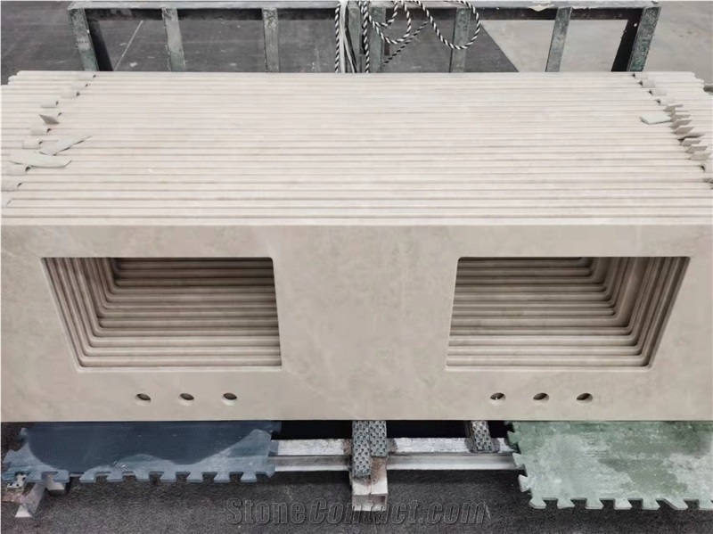 Factory Prices  Luis Beige  Marble Vanity Tops