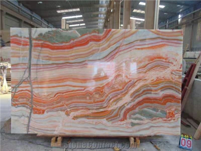 Rainbow Onyx Slab With Factory Price