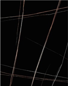 Black Laurent Sintered Stone Slab Interior Kitchen Design
