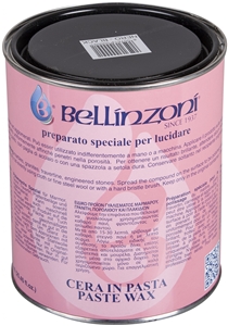 Bellinzoni Polishing Wax Black 1.05 Kg