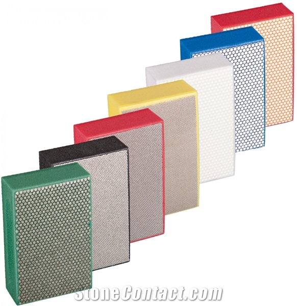 Diamond Hand Pad Polishing Set 90 X 55 Mm