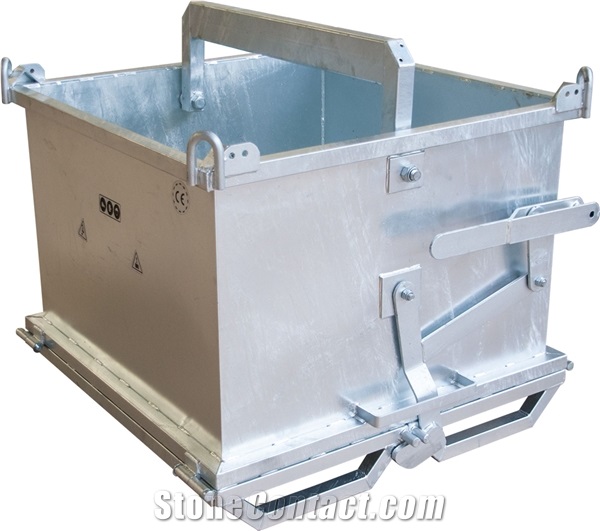 Flap Container 100X100x70cm Galvanized Collapsible Dumpster