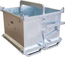 Flap Container 100X100x70cm Galvanized Collapsible Dumpster Flap Container 100X100x70cm Galvanized Collapsible Dumpster