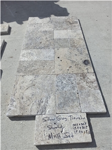 Silver Grey Mini Pattern Stones