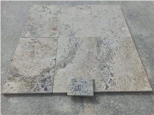 Silver Soft Grey Antique Travertine Tiles Silver Soft Grey Antique Travertine Tiles
