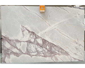 Turkish Lilac Marble Bookmatched Slabs