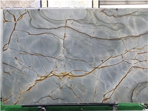 Blue Roma Impression Quartzite Luxury Polished Slab