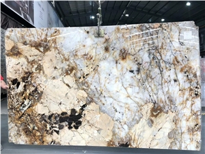 Brazil Pandora Granite White Granite Polished Slab