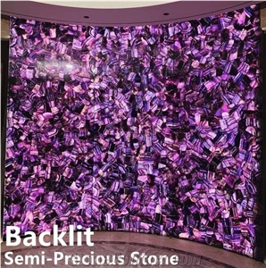 Luxury Purple Stone Agate,Amethyst Dark Purple Flower Design