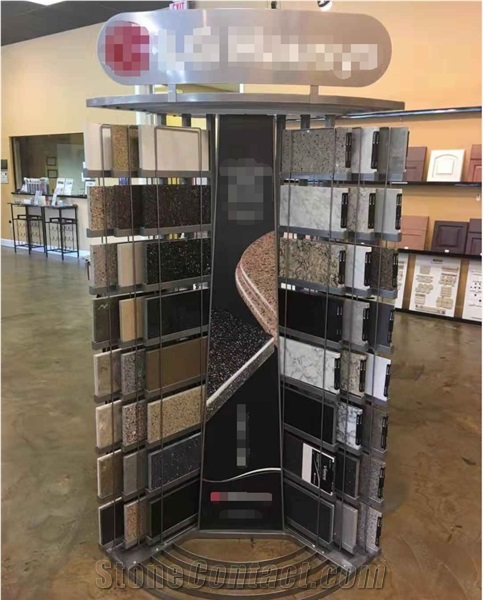 Loose Stone Tiles Quartz Sample Display Stands