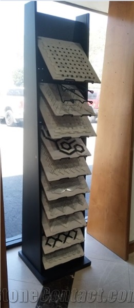Marble Granite Quartz Stone Display Rack Stand
