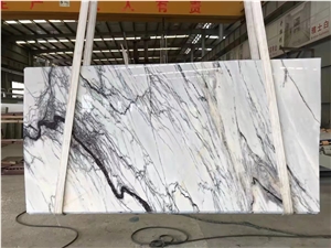 Italy Lilac White Marble Polished Stair Treads & Steps