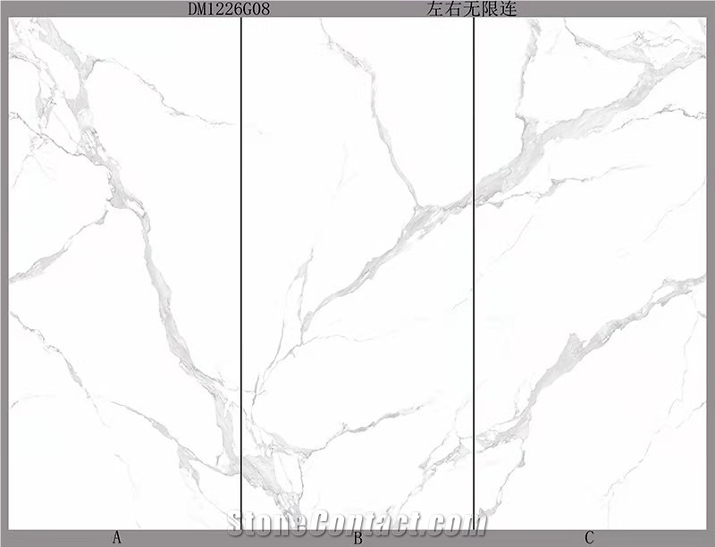 Calacatta White Sintered Stone Panel