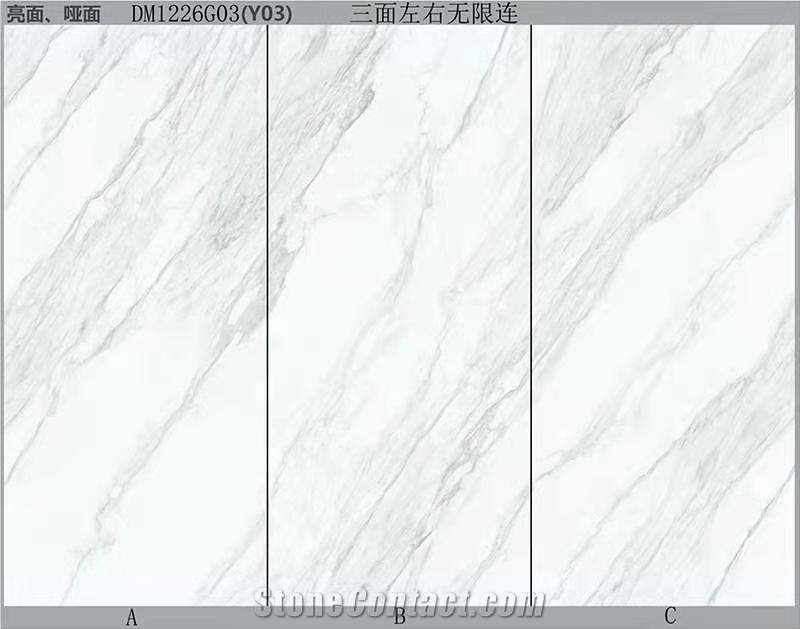 Calacatta White Sintered Stone Panel