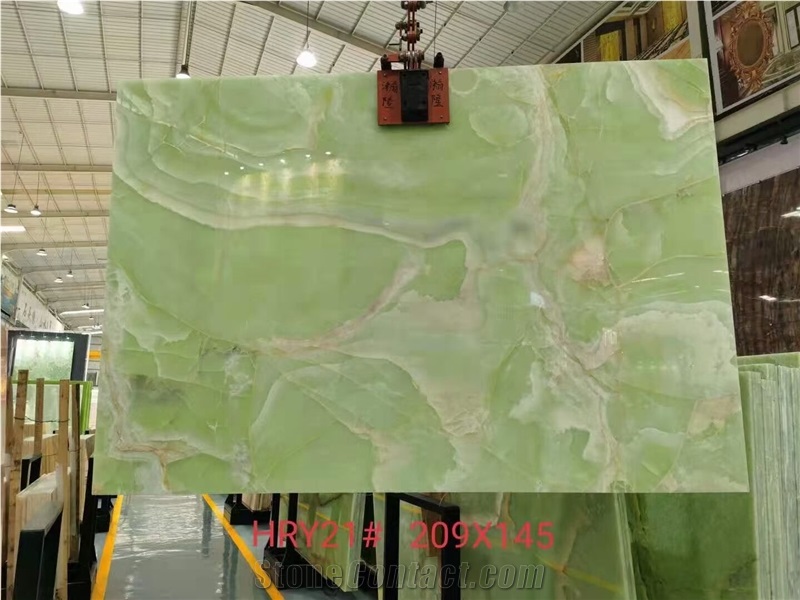 Green Onyx Slabs Jade Green Onyx Wall Tile