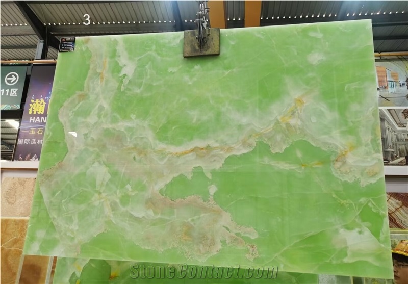 Green Onyx Slabs Jade Green Onyx Wall Tile