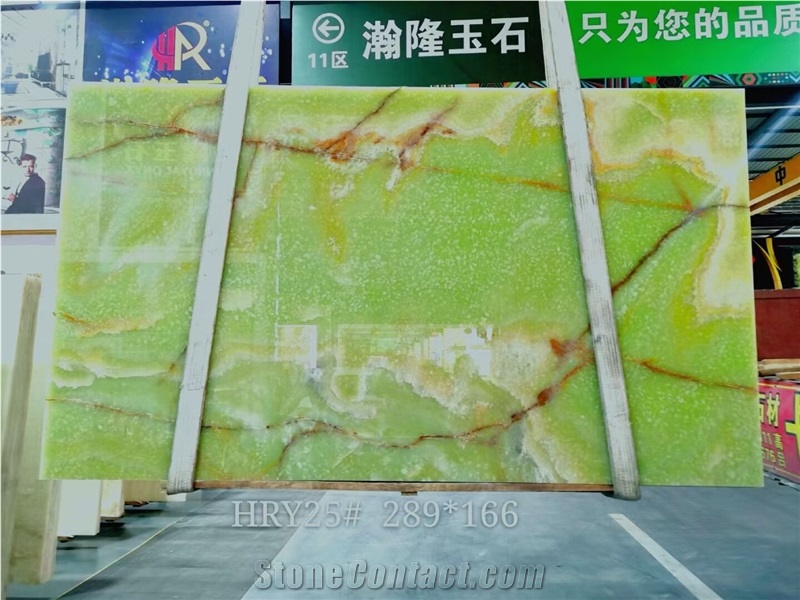 Green Onyx Slabs Jade Green Onyx Wall Tile