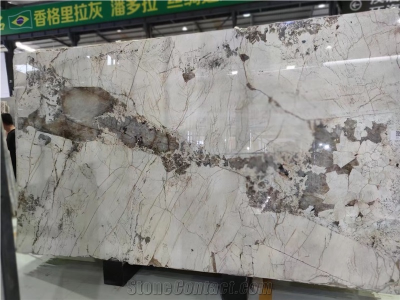 Pandora  White Granite  Brazil Pandora White Quartzite Tiles