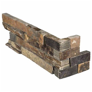 California Gold Slate 6"X18"X6" Corner