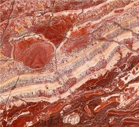  Onice Rosso Vaticano Slabs