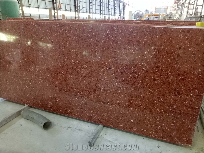 Outdoor Terrazzo Cement Floor Tiles Multi Color Terrazzo 