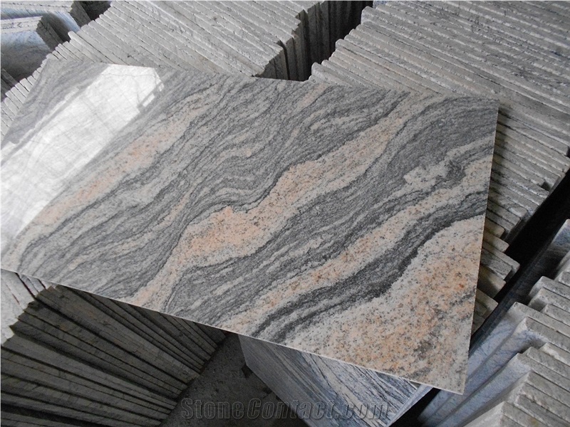 China Cheap Juparana Light Pink Granite Tile Natural Stone 
