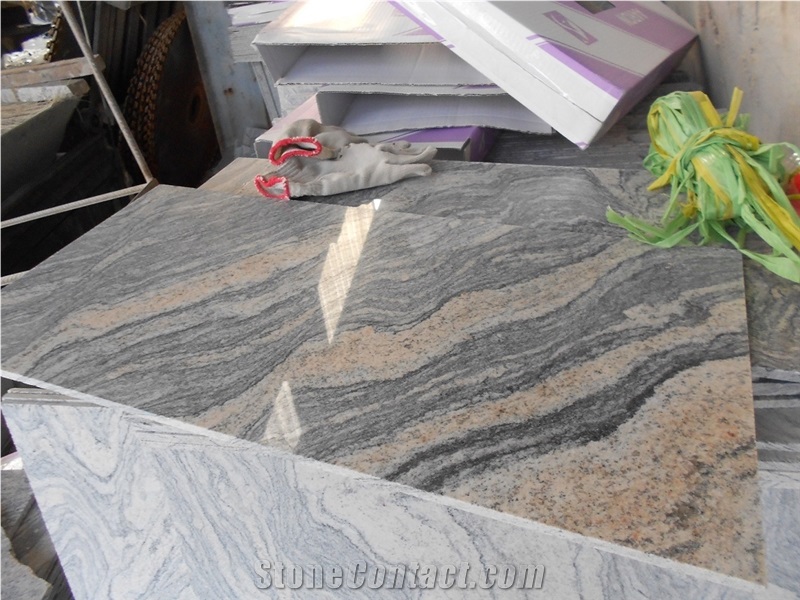 China Cheap Juparana Light Pink Granite Tile Natural Stone 