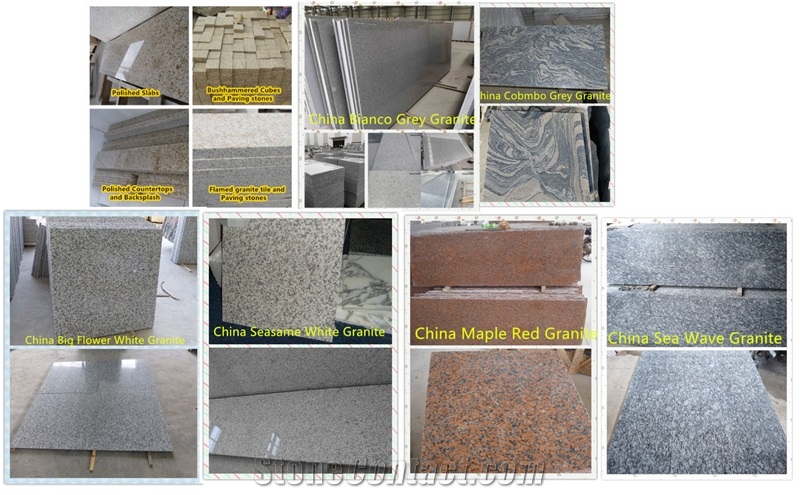 Granite Bianco Sardo/Puning White Granite Flooring Cladding