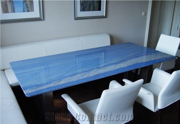 High Quality Azul Macaubas Slab For Bathroom And Countertop