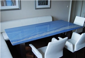 High Quality Azul Macaubas Slab For Bathroom And Countertop