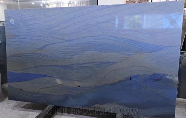 High Quality Azul Macaubas Slab For Bathroom And Countertop