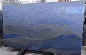 High Quality Azul Macaubas Slab For Bathroom And Countertop