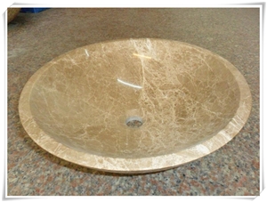 Italian Art Basin Above Counter Ceramic Bathroom Wash