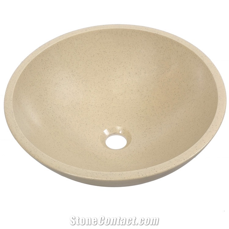 Italian Art Basin Above Counter Ceramic Bathroom Wash