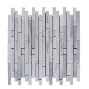 Linear Strip Mosaic Wall Floor Tile/Kitchen Floor Marble