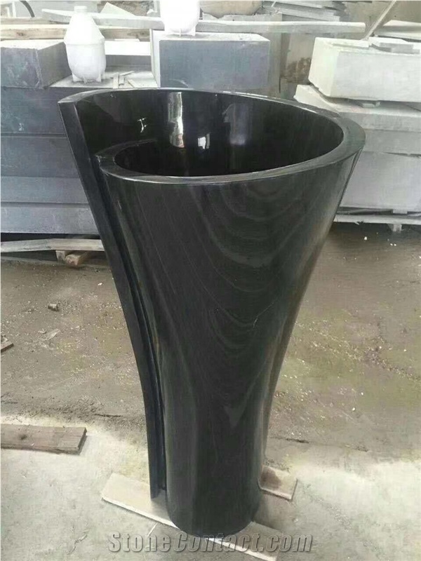 Marble Wash Basin Rectangular Bathroom Vessel Sink