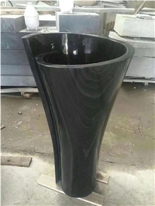Marble Wash Basin Rectangular Bathroom Vessel Sink