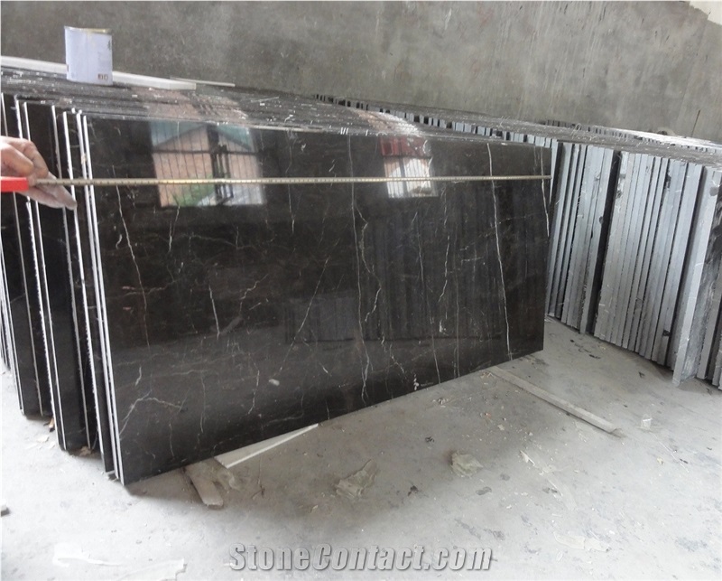 Nero Port Laurent Natural  Marble Slab Wall/Floor Covering