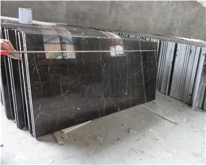 Nero Port Laurent Natural  Marble Slab Wall/Floor Covering