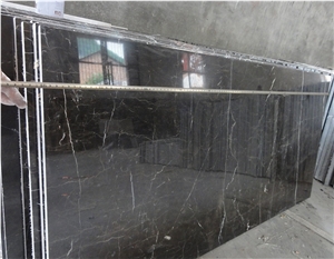 Nero Port Laurent Natural  Marble Slab Wall/Floor Covering