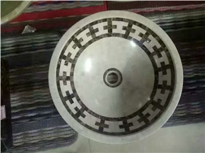 Stone Marble Square Toilet Hand Wash Basin Bathroom Sinks