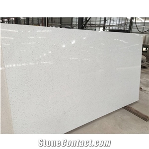 Sparkle Diamond Mirror Shining Crystal White Quartz Stone