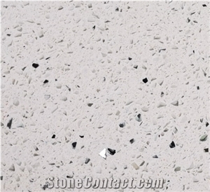 Sparkle Diamond Mirror Shining Crystal White Quartz Stone