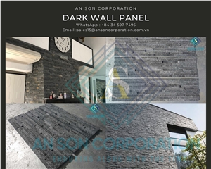 Dark Wall Panel Ledge Stone/Stacked Stone/Veneer Stone Panel Dark Wall Panel Ledge Stone/Stacked Stone/Veneer Stone Panel