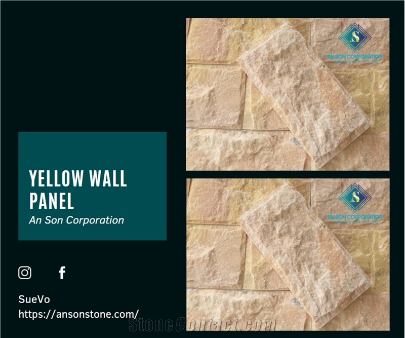 Hot Product - Vietnam Yellow Mushroom Face Wall Panel 