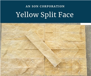 Hot Product - Yellow Split Face Wall Panel Hot Product - Yellow Split Face Wall Panel